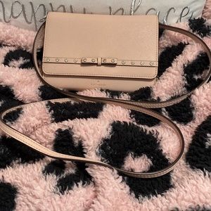 Baby PINK Kate Spade crossbody w. removable straps